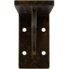 imageEkena Millwork BKTM02X18X06EBHWH Steel Bracket Embrey 2W x 18D x 6 12H Hammered WhiteAntiqued Brass
