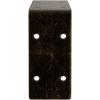 imageEkena Millwork BKTM02X18X06EBHWH Steel Bracket Embrey 2W x 18D x 6 12H Hammered WhiteAntiqued Brass