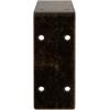 imageEkena Millwork BKTM02X18X06EBHWH Steel Bracket Embrey 2W x 18D x 6 12H Hammered WhiteAntiqued Brass