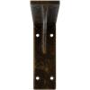 imageEkena Millwork BKTM02X18X06EBHWH Steel Bracket Embrey 2W x 18D x 6 12H Hammered WhiteAntiqued Brass