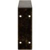 imageEkena Millwork BKTM02X18X06EBHWH Steel Bracket Embrey 2W x 18D x 6 12H Hammered WhiteAntiqued Brass