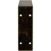 imageEkena Millwork BKTM02X18X06EBHWH Steel Bracket Embrey 2W x 18D x 6 12H Hammered WhiteAntiqued Brass
