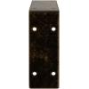 imageEkena Millwork BKTM02X18X06EBHWH Steel Bracket Embrey 2W x 18D x 6 12H Hammered WhiteAntiqued Brass