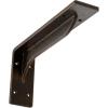 imageEkena Millwork BKTM02X18X06EBHWH Steel Bracket Embrey 2W x 18D x 6 12H Hammered WhiteAntiqued Bronze
