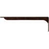 imageEkena Millwork BKTM02X18X06EBHWH Steel Bracket Embrey 2W x 18D x 6 12H Hammered WhiteAntiqued Copper
