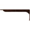 imageEkena Millwork BKTM02X18X06EBHWH Steel Bracket Embrey 2W x 18D x 6 12H Hammered WhiteAntiqued Copper