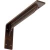 imageEkena Millwork BKTM02X18X06EBHWH Steel Bracket Embrey 2W x 18D x 6 12H Hammered WhiteAntiqued Copper