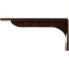 imageEkena Millwork BKTM02X18X06EBHWH Steel Bracket Embrey 2W x 18D x 6 12H Hammered WhiteAntiqued Copper