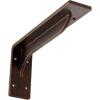 imageEkena Millwork BKTM02X18X06EBHWH Steel Bracket Embrey 2W x 18D x 6 12H Hammered WhiteAntiqued Copper