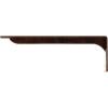 imageEkena Millwork BKTM02X18X06EBHWH Steel Bracket Embrey 2W x 18D x 6 12H Hammered WhiteAntiqued Copper