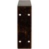 imageEkena Millwork BKTM02X18X06EBHWH Steel Bracket Embrey 2W x 18D x 6 12H Hammered WhiteAntiqued Copper
