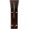 imageEkena Millwork BKTM02X18X06EBHWH Steel Bracket Embrey 2W x 18D x 6 12H Hammered WhiteAntiqued Copper