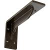 imageEkena Millwork BKTM02X18X06EBHWH Steel Bracket Embrey 2W x 18D x 6 12H Hammered WhiteAntiqued Pale Gold