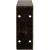 imageEkena Millwork BKTM02X18X06EBHWH Steel Bracket Embrey 2W x 18D x 6 12H Hammered WhiteAntiqued Pale Gold