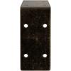 imageEkena Millwork BKTM02X18X06EBHWH Steel Bracket Embrey 2W x 18D x 6 12H Hammered WhiteAntiqued Pale Gold