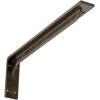 imageEkena Millwork BKTM02X18X06EBHWH Steel Bracket Embrey 2W x 18D x 6 12H Hammered WhiteAntiqued Pale Gold