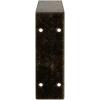 imageEkena Millwork BKTM02X18X06EBHWH Steel Bracket Embrey 2W x 18D x 6 12H Hammered WhiteAntiqued Pale Gold