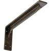 imageEkena Millwork BKTM02X18X06EBHWH Steel Bracket Embrey 2W x 18D x 6 12H Hammered WhiteAntiqued Pale Gold