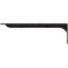 imageEkena Millwork BKTM02X18X06EBHWH Steel Bracket Embrey 2W x 18D x 6 12H Hammered WhiteAntiqued Pewter