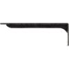 imageEkena Millwork BKTM02X18X06EBHWH Steel Bracket Embrey 2W x 18D x 6 12H Hammered WhiteAntiqued Pewter