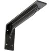 imageEkena Millwork BKTM02X18X06EBHWH Steel Bracket Embrey 2W x 18D x 6 12H Hammered WhiteAntiqued Pewter