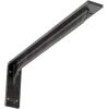 imageEkena Millwork BKTM02X18X06EBHWH Steel Bracket Embrey 2W x 18D x 6 12H Hammered WhiteAntiqued Silver