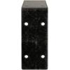 imageEkena Millwork BKTM02X18X06EBHWH Steel Bracket Embrey 2W x 18D x 6 12H Hammered WhiteAntiqued Silver