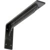 imageEkena Millwork BKTM02X18X06EBHWH Steel Bracket Embrey 2W x 18D x 6 12H Hammered WhiteAntiqued Silver