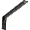 imageEkena Millwork BKTM02X18X06EBHWH Steel Bracket Embrey 2W x 18D x 6 12H Hammered WhiteAntiqued Silver