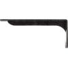 imageEkena Millwork BKTM02X18X06EBHWH Steel Bracket Embrey 2W x 18D x 6 12H Hammered WhiteAntiqued Silver
