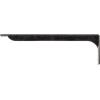 imageEkena Millwork BKTM02X18X06EBHWH Steel Bracket Embrey 2W x 18D x 6 12H Hammered WhiteAntiqued Silver