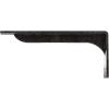 imageEkena Millwork BKTM02X18X06EBHWH Steel Bracket Embrey 2W x 18D x 6 12H Hammered WhiteAntiqued Silver