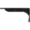 imageEkena Millwork BKTM02X18X06EBHWH Steel Bracket Embrey 2W x 18D x 6 12H Hammered WhiteAntiqued Silver