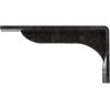 imageEkena Millwork BKTM02X18X06EBHWH Steel Bracket Embrey 2W x 18D x 6 12H Hammered WhiteAntiqued Silver