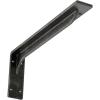 imageEkena Millwork BKTM02X18X06EBHWH Steel Bracket Embrey 2W x 18D x 6 12H Hammered WhiteAntiqued Silver