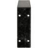imageEkena Millwork BKTM02X18X06EBHWH Steel Bracket Embrey 2W x 18D x 6 12H Hammered WhiteAntiqued Silver