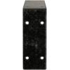 imageEkena Millwork BKTM02X18X06EBHWH Steel Bracket Embrey 2W x 18D x 6 12H Hammered WhiteAntiqued Silver