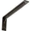 imageEkena Millwork BKTM02X18X06EBHWH Steel Bracket Embrey 2W x 18D x 6 12H Hammered WhiteAntiqued Warm Silver
