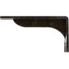 imageEkena Millwork BKTM02X18X06EBHWH Steel Bracket Embrey 2W x 18D x 6 12H Hammered WhiteAntiqued Warm Silver