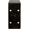 imageEkena Millwork BKTM02X18X06EBHWH Steel Bracket Embrey 2W x 18D x 6 12H Hammered WhiteAntiqued Warm Silver