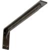 imageEkena Millwork BKTM02X18X06EBHWH Steel Bracket Embrey 2W x 18D x 6 12H Hammered WhiteAntiqued Warm Silver