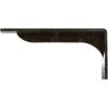 imageEkena Millwork BKTM02X18X06EBHWH Steel Bracket Embrey 2W x 18D x 6 12H Hammered WhiteAntiqued Warm Silver