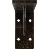 imageEkena Millwork BKTM02X18X06EBHWH Steel Bracket Embrey 2W x 18D x 6 12H Hammered WhiteAntiqued Warm Silver