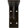 imageEkena Millwork BKTM02X18X06EBHWH Steel Bracket Embrey 2W x 18D x 6 12H Hammered WhiteAntiqued Warm Silver