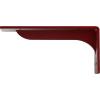imageEkena Millwork BKTM02X18X06EBHWH Steel Bracket Embrey 2W x 18D x 6 12H Hammered WhiteHammered Bright Red