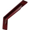imageEkena Millwork BKTM02X18X06EBHWH Steel Bracket Embrey 2W x 18D x 6 12H Hammered WhiteHammered Bright Red