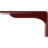 imageEkena Millwork BKTM02X18X06EBHWH Steel Bracket Embrey 2W x 18D x 6 12H Hammered WhiteHammered Bright Red