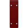 imageEkena Millwork BKTM02X18X06EBHWH Steel Bracket Embrey 2W x 18D x 6 12H Hammered WhiteHammered Bright Red