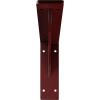 imageEkena Millwork BKTM02X18X06EBHWH Steel Bracket Embrey 2W x 18D x 6 12H Hammered WhiteHammered Bright Red