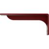 imageEkena Millwork BKTM02X18X06EBHWH Steel Bracket Embrey 2W x 18D x 6 12H Hammered WhiteHammered Bright Red